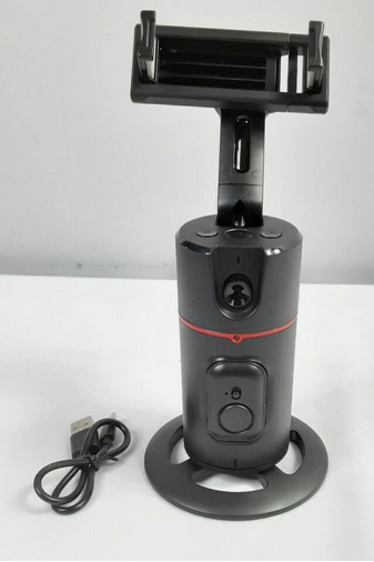 Auto face tracking selfie stick tripod