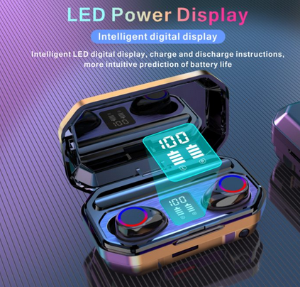 M12 Wireless LED Display Bluetooth Headset