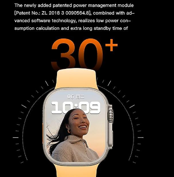 T800 Ultra Smart Watch HD Large Screen Magnetic Wireless Charging Watch