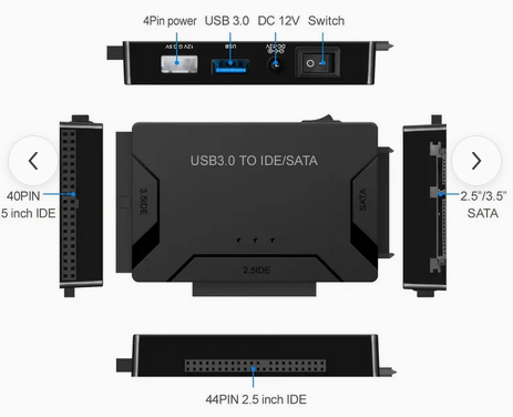 USB 3.0 TO IDE/SATA Adapter