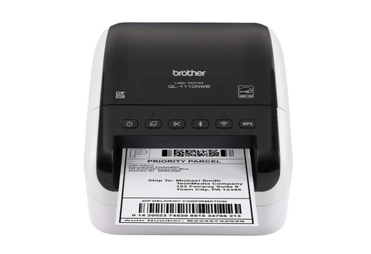 Combination Deal Brother QL1110NWB Label Printers, Wireless /Brother Genuine DK-22205 Continuous Paper Label Roll