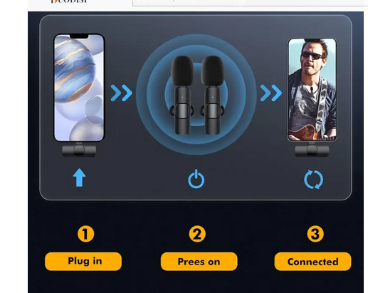 Wireless lavalier microphone